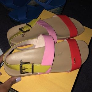 Authentic fendi sandals